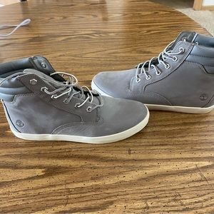 Grey Timberland boots never worn